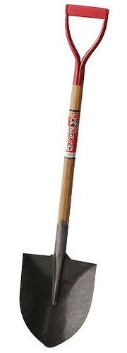 Shovel with Wood Handle
