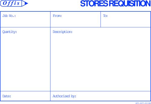 [PR/00098] Store Requisition Book