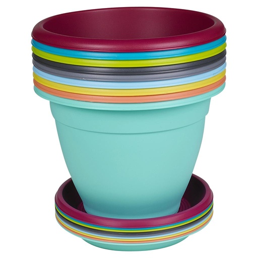 Plastic Pots W/Tray