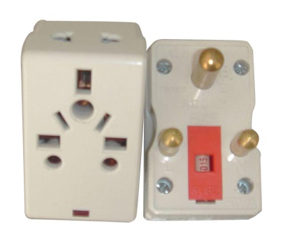 Three Pin Adaptor